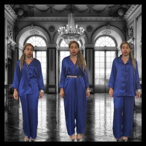 Midnight & Pinstripes 2 Piece Set